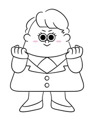 やる気溢れるビジネスウーマン