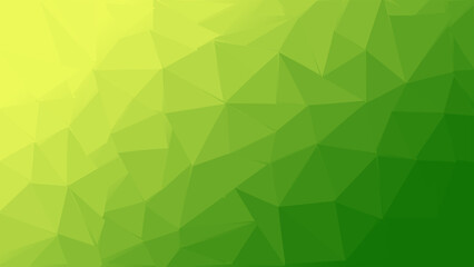 Obraz na płótnie Canvas abstract lemon green background with triangles