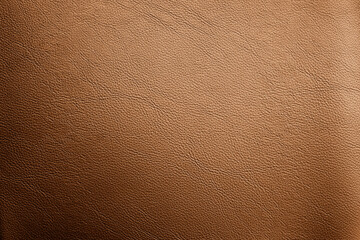 Grained brown leather background - obrazy, fototapety, plakaty