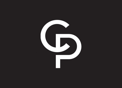 initial letter logo CP, template logo design 