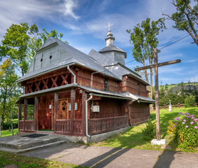 Roman Catholic church in Rabe, village in Subcarphatian Voivodeship, Poland.