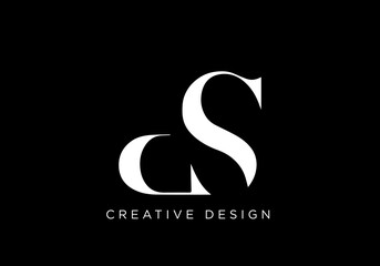 Fototapeta premium Creative Letter DS Logo Design Icon | DS Icon