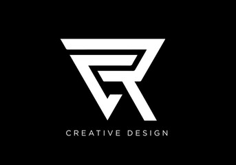 Creative Letter CR Logo Design Icon | CR Icon