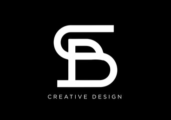 Obraz premium Creative Letter SB Logo Design Icon | SB Icon