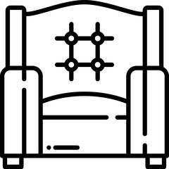 sofa icon vector