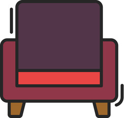 couch icon vector