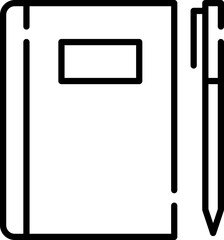 stationary icon vector