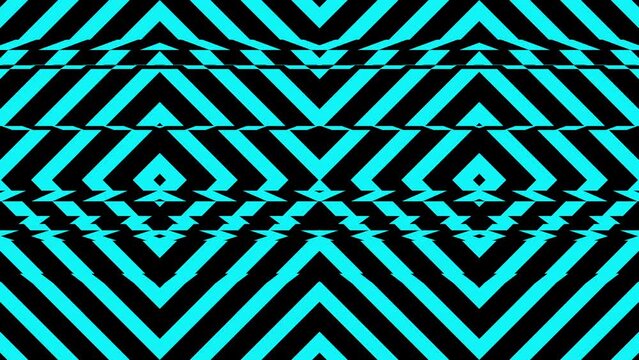 Abstract striped optical illusion wave shape pattern.