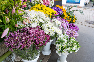 bouquet of flowers in the garden