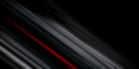 Obraz premium Abstract Black and Red Line Background 