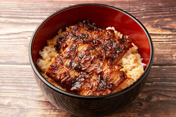 竹輪の蒲焼き丼