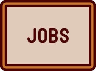 job seeker icon vector