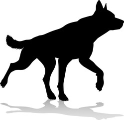 Dog Silhouette Pet Animal