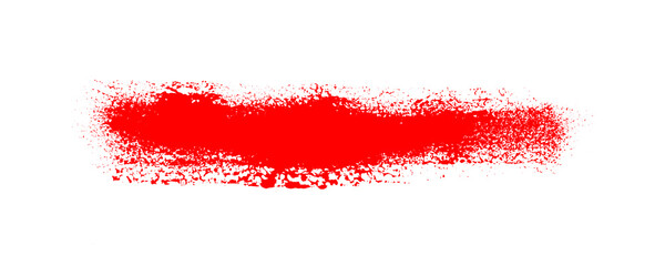Farbstreifen rot als Linie, Streifen oder Markierung