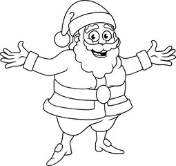 Santa Claus Christmas Cartoon Mascot