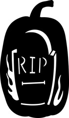 Halloween pumpkins Silhouette