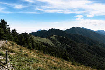 Fototapeta na wymiar 大菩薩峠の稜線