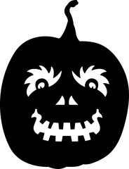 Halloween pumpkins Silhouette