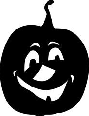 Halloween pumpkins Silhouette
