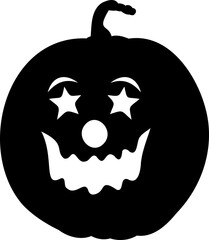 Halloween pumpkins Silhouette