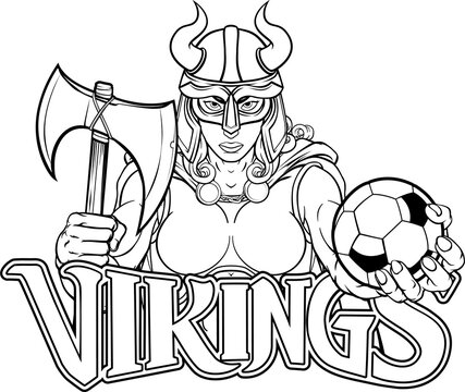 Viking Female Gladiator Soccer Warrior Woman