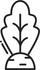 organic waste icon vector