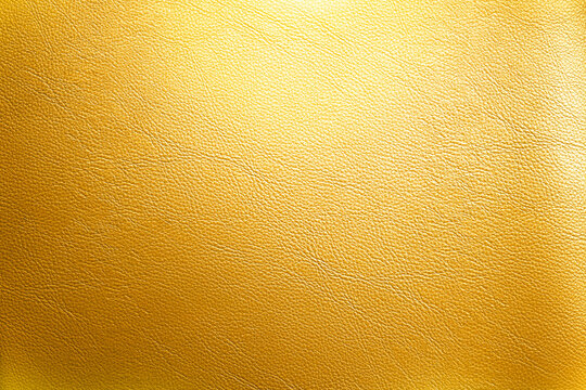 Gold leather background with grained pattern