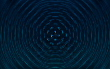 Blue line spin effect sci fi abstract background