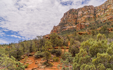 Fototapeta na wymiar The famous rock formations in Sedona, Arizona, USA
