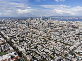 San Francisco Landscape from Above During the Day