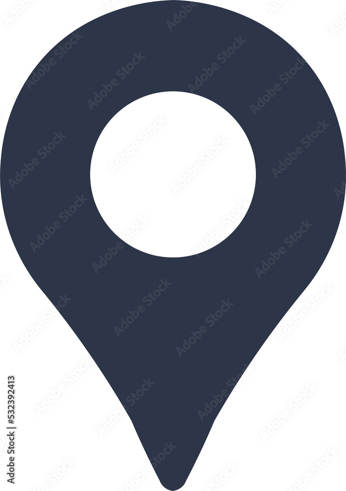 Poster location pin icon. map marker pointer signs. gps location flat symbol.