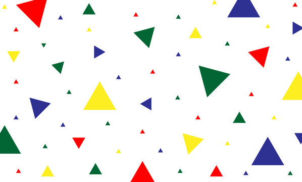 four colored triangles for juneteenth