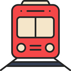 train station icon vector