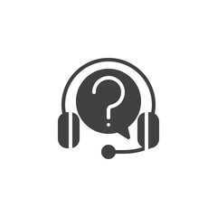 Customer support vector icon