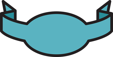 ribbon banner illustration