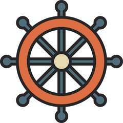 sailor material icon vector