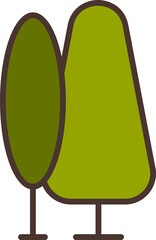 tree icon illustration