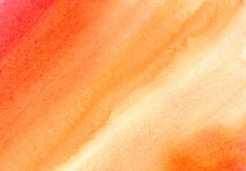 abstract orange watercolor background with texture © Alina