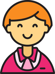 Obraz premium male character avatar illustration