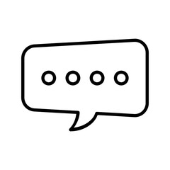 Comment icon. Message sign. vector illustration