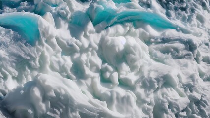 Obraz premium Ice waves wallpaper