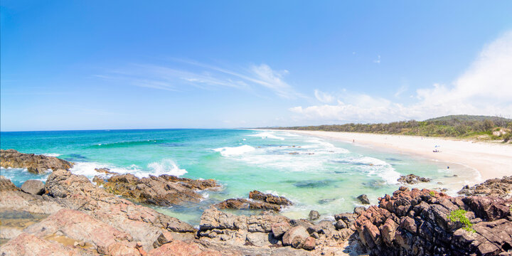 Ocean view of the beach