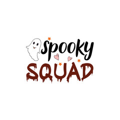 Halloween tshirt design- spooky squad