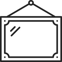 frame icon vector