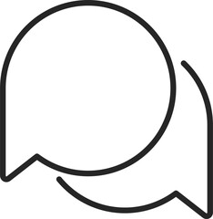 chat bubble icon vector