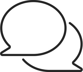 chat bubble icon vector