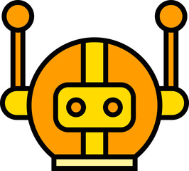 robot face avatar illustration