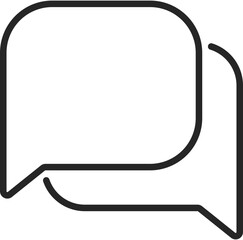 chat bubble icon vector