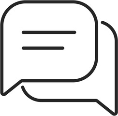 chat bubble icon vector
