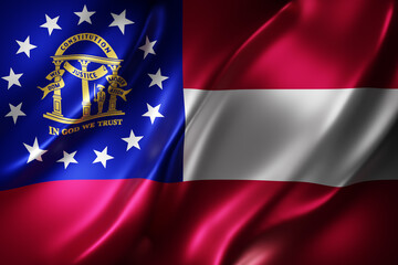 Georgia State flag - 532400272